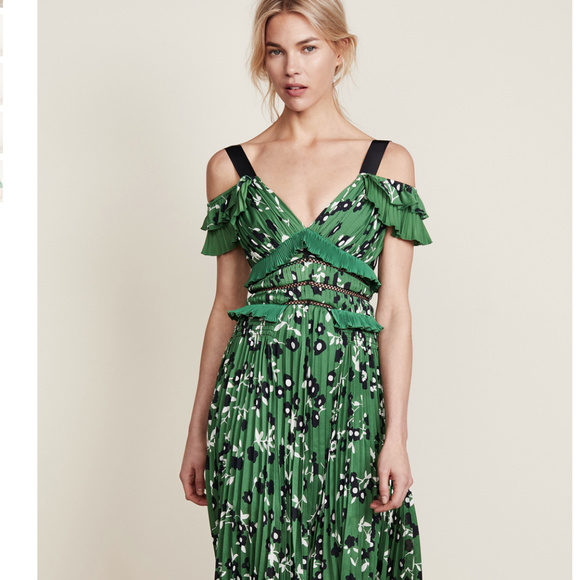 Self-Portrait Dresses & Skirts - SOLD NWT Self-Portrait Cold-Shoulder Floral Dress